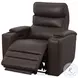 Norell Autumn Umber Leather Zero Gravity Power Recliner