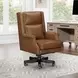 DC 132 RECH GCH Renaissance Chestnut Leather Upholstered Desk Chair