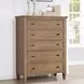 Riverdale Brown 5 Drawer Chest