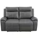 Gaston Gray Manual Reclining Living Room Set