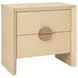 Ezra Natural Rectangular Side Table