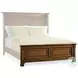 Tynecastle Chestnut California King Panel Bed