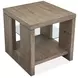 Conway Spiced Brown Rectangular End Table
