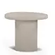 Jade Cream Free Form Outdoor Concrete Top Nesting Coffee Table Set