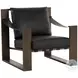 Berke Charcoal Black Lounge Chair