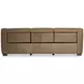 Flynn Brown Leather 94" Power Motion Sofa