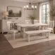 Carlson Washed Linen 4 Door Sideboard