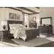 Calistoga Weathered Charcoal 9 Drawer Dresser with Rectangular Mirror