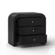 Hump Black Arched 3 Drawer Chest