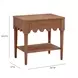 Oodle Walnut 1 Drawer Open Nightstand