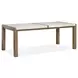 Plum Creek Sierra Brown and White Rectangular Dining Room Set