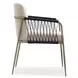 Remix Woven Oatmeal Upholstered Dining Chair