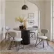 Kuro Black Round Dining Table