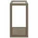 Glaze Quartz Rectangular Glass Top Occassional Table Set