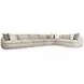 Jules Beige 5 Piece Sectional
