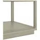 Glaze Bezel Rectangular Glass Top Cocktail Table