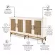 Hearthwood White 4 Door Credenza