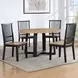 Magnolia Black Round Dining Room Set