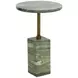 Zuri Sage Round Concrete Top Outdoor End Table
