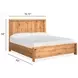 Laramie Honey Wheat King Panel Bed