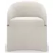 Daya Ivory Upholstered Arm Chair