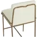 Corvin Geralt Linen Performance Fabric Counter Height Stool