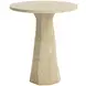 Kliff Natural 34" Round Concrete Top Outdoor Bar Table