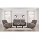 Lawmere Sydney Brunette 86" Zero Gravity Triple Power Reclining Sofa with USB Charging