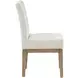 Aubrey White Upholstered Parsons Chair Set of 2