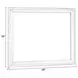 Breckenridge Medium Brown Rectangular Dresser Mirror