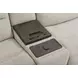 Felix Mari Fawn 6 Piece Modular Zero Gravity Power Reclining Sectional with Beverage Cooler Console and USB Charging