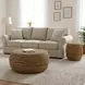 Banyan Natural Round Occassional Table Set