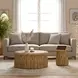 Palmera Natural Round Occasional Table Set