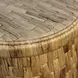 Palmera Natural Round Drum End Table
