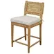 Ashbury Natural Upholstered Counter Height Stool Set of 2