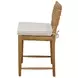 Ashbury Natural Upholstered Counter Height Stool Set of 2