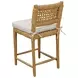 Ashbury Natural Upholstered Counter Height Stool Set of 2