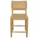 Ashbury Natural Upholstered Counter Height Stool Set of 2