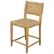 Ashbury Natural Upholstered Counter Height Stool Set of 2