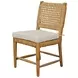 Ashbury Natural Upholstered Dining Chair Set of 2