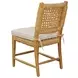 Ashbury Natural Upholstered Dining Chair Set of 2