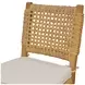 Ashbury Natural Upholstered Dining Chair Set of 2