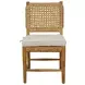 Ashbury Natural Upholstered Dining Chair Set of 2