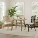 Kaya Black Upholstered Dining Chair Set of 2