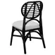Kaya Black Upholstered Dining Chair Set of 2