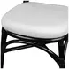 Kaya Black Upholstered Dining Chair Set of 2