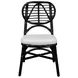 Kaya Black Upholstered Dining Chair Set of 2