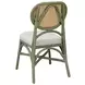 Kaya Sage Green Upholstered Dining Chair Set of 2