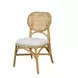Kaya Natural Upholstered Dining Chair Set of 2