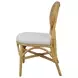 Kaya Natural Upholstered Dining Chair Set of 2
